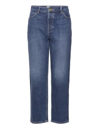 Carol Button Fly Bottoms Jeans Straight-regular Blue Lee Jeans
