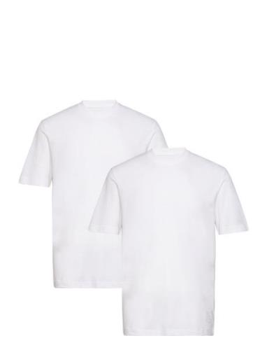 Tom Tailor Double Pack Crew Neck Tee Vit