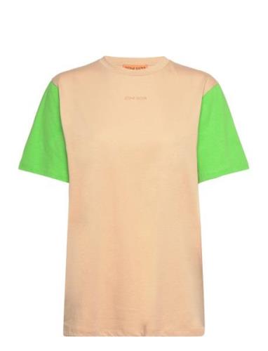 Margila, 1827 Light Jersey Tops T-shirts & Tops Short-sleeved Beige ST...