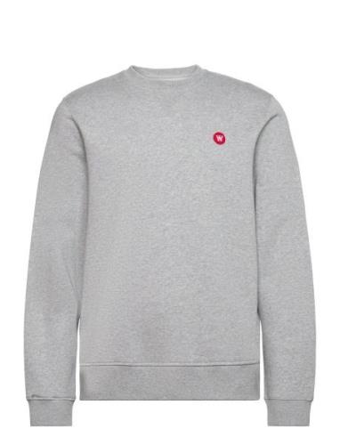 Double A By Wood Wood Wwtye Sweatshirt Grå