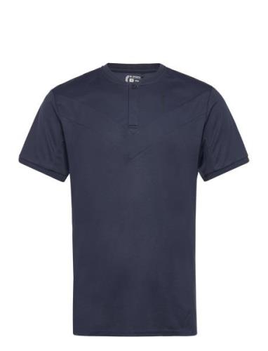 Men’s Court Active Polo Sport T-shirts Short-sleeved Navy RS Sports