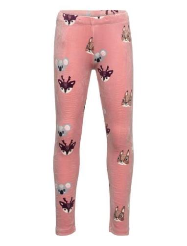 Lindex Leggings Velour Aop Animal Fac Rosa