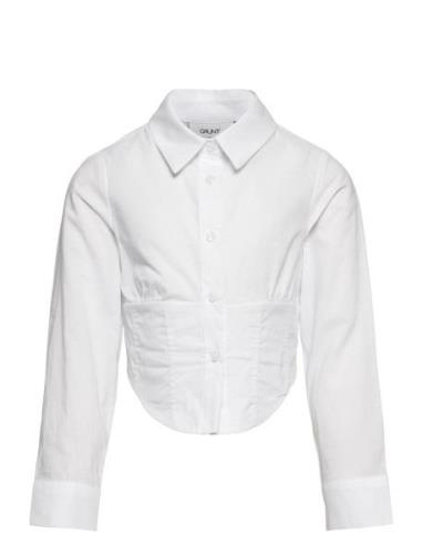 Longford Shirt Tops Shirts Long-sleeved Shirts White Grunt