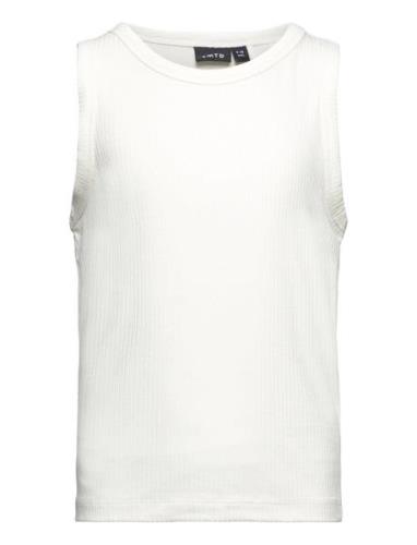Nlfnaly Tank Short Top Tops T-shirts Sleeveless White LMTD