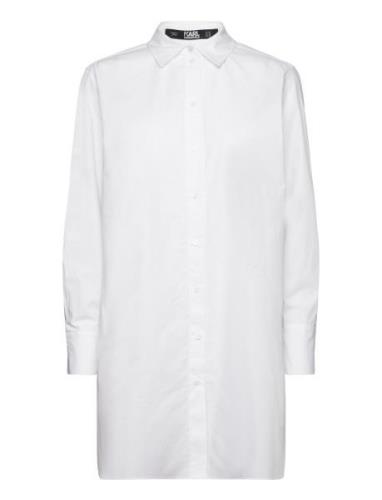 Karl Lagerfeld Signature Tunic Shirt Vit