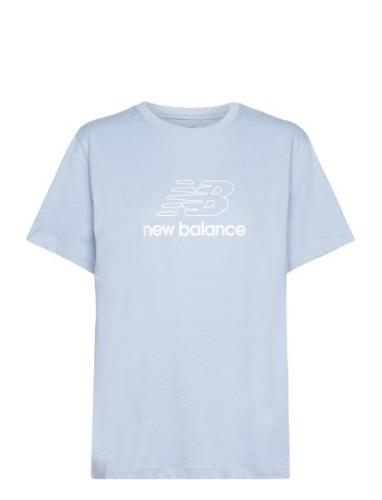 Nb Sport Jersey Graphic T-Shirt Sport T-shirts & Tops Short-sleeved Bl...