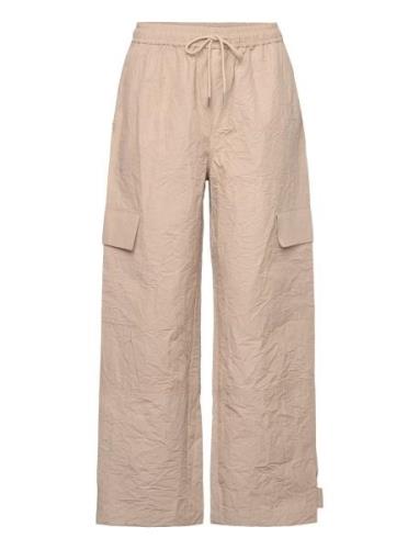 Feluccapw Pa Bottoms Trousers Wide Leg Beige Part Two
