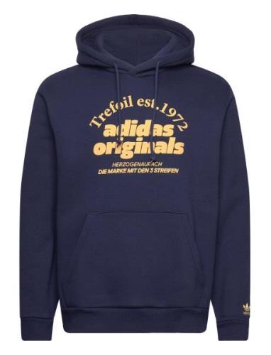 Grf Hoodie Sport Sweat-shirts & Hoodies Hoodies Navy Adidas Originals