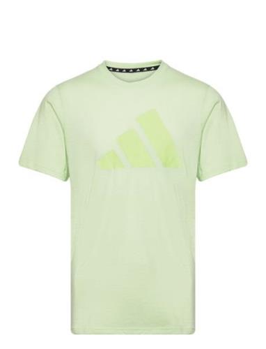Tr-Es Fr Logo T Sport T-shirts Short-sleeved Green Adidas Performance