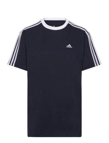 W 3S Bf T Sport T-shirts & Tops Short-sleeved Navy Adidas Sportswear