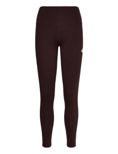 W Bluv Tight Sport Running-training Tights Brown Adidas Sportswear