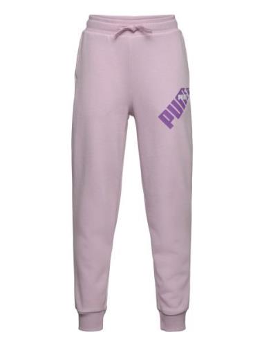 Puma Power Colorblock High Waist Pants Tr G Sport Sweatpants Pink PUMA