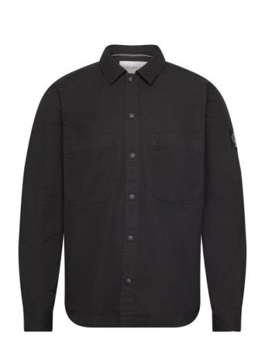 Essentials Ripstop Shirt Tops Overshirts Black Calvin Klein Jeans