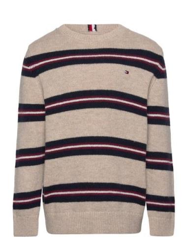 Striped Sweater Tops Knitwear Pullovers Multi/patterned Tommy Hilfiger