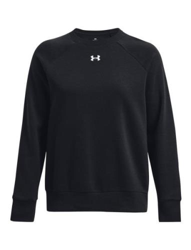 Ua Rival Fleece Crew Sport Sweat-shirts & Hoodies Sweat-shirts Black U...