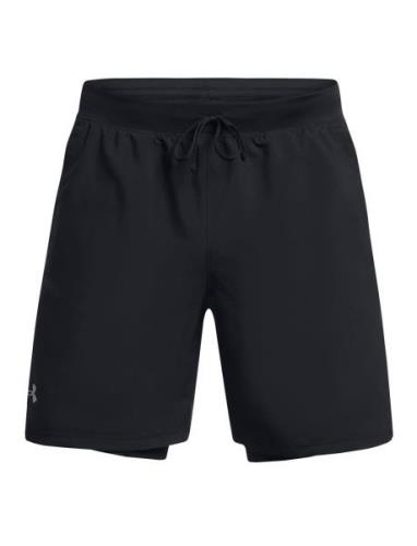 Under Armour Ua Launch 7'' 2-In-1 Shorts Svart