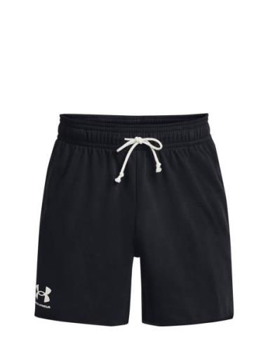 Ua Rival Terry 6In Short Sport Shorts Sport Shorts Black Under Armour