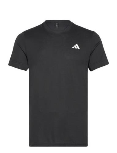 Freelift Tee Sport T-shirts Short-sleeved Black Adidas Performance