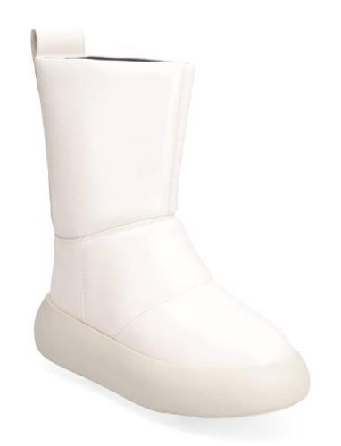 Aylin Shoes Boots Ankle Boots Ankle Boots Flat Heel White VAGABOND