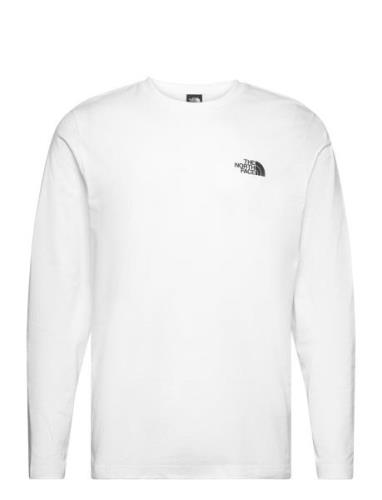 M L/S Simple Dome Tee Sport T-shirts Long-sleeved White The North Face