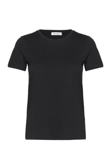 Marc O'Polo T-Shirts Short Sleeve Svart