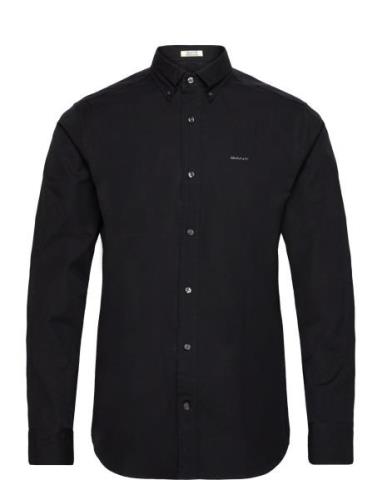 GANT Reg Pinpoint Oxford Shirt Svart