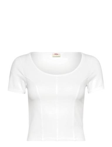 LEVI´S Women Mars Corset Tee White + Vit