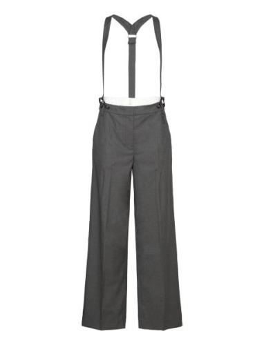 Pants W. Suspenders Bottoms Trousers Suitpants Grey REMAIN Birger Chri...