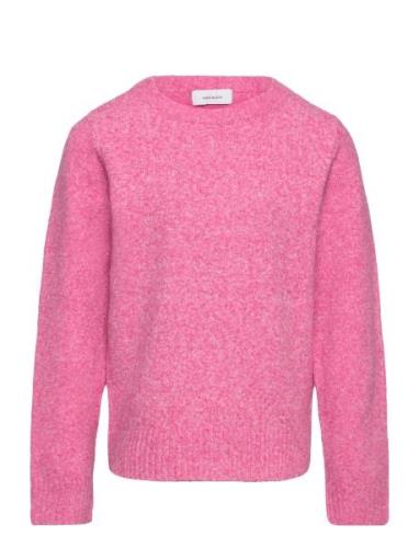 Vmdoffy Ls O-Neck Blouse Ga Girl Noos Tops Knitwear Pullovers Pink Ver...