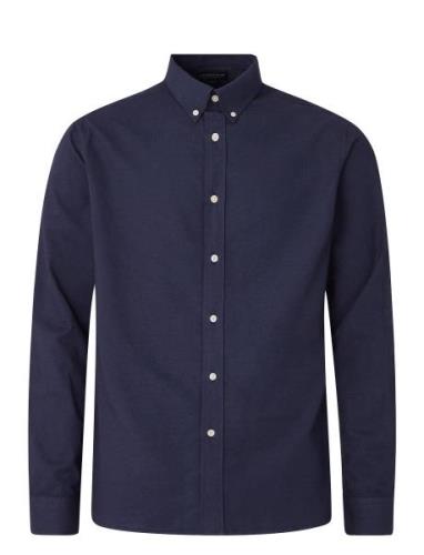 Classic Flannel B.d Shirt Tops Shirts Casual Navy Lexington Clothing