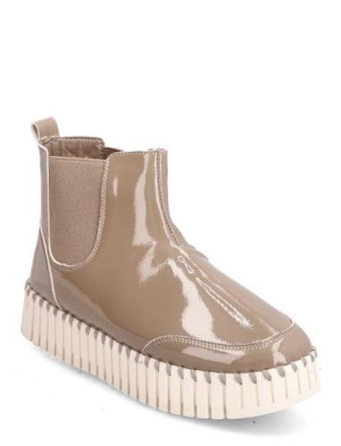 Ilse Jacobsen Ankel Boot, Gloss Brun