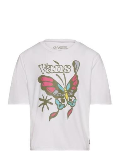 Butterfly Float Ss Sunshirt Sport T-shirts Short-sleeved White VANS