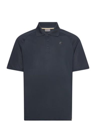 Performance Polo Shirt Men Tops Polos Short-sleeved Navy Head