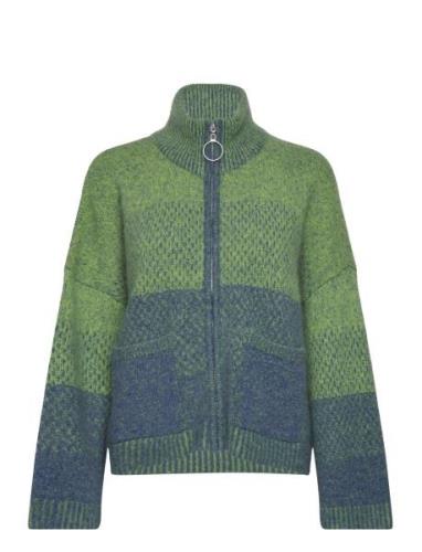 Tine Knit Cardigan Tops Knitwear Cardigans Green HOLZWEILER