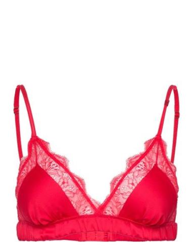 Love Lace Lingerie Bras & Tops Soft Bras Bralette Red Love Stories