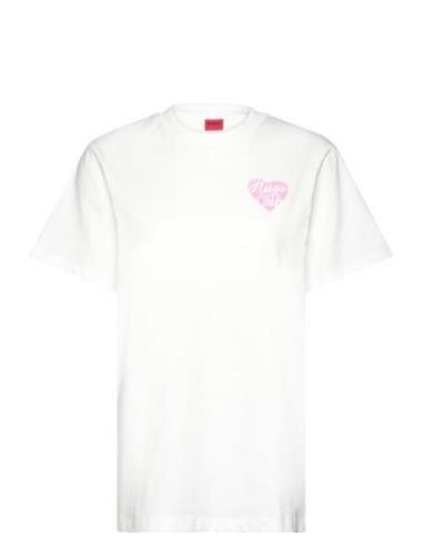 Vintage Tee_8 Tops T-shirts & Tops Short-sleeved White HUGO