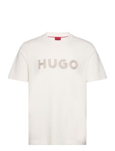 Drochet Designers T-shirts Short-sleeved White HUGO