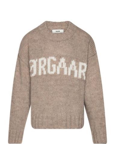 Crash Tilonina Sweater Tops Knitwear Pullovers Beige Mads Nørgaard