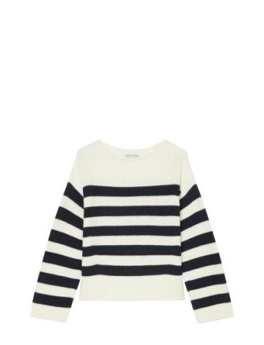 Marc O'Polo Pullover Long Sleeve Vit