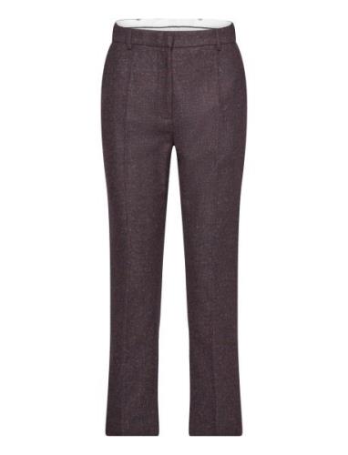 Classic Lady - Sprinkled Wool Bottoms Trousers Suitpants Burgundy Day ...