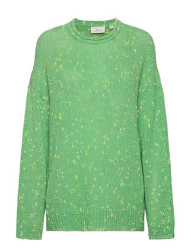 Carbibbi Ls O-Neck Knt Tops Knitwear Jumpers Green ONLY Carmakoma
