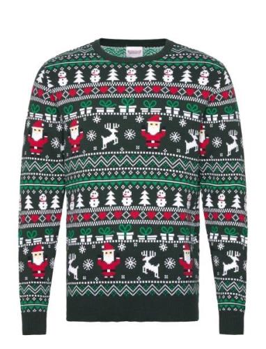 The Fine Christmas Sweater Tops Knitwear Round Necks Green Christmas S...