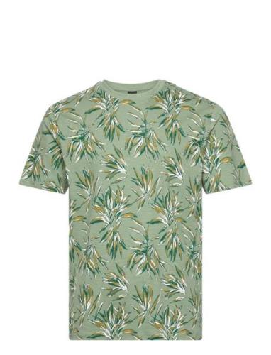 Onsnewiason Life Reg Aop Ss Tee Tops T-shirts Short-sleeved Green ONLY...
