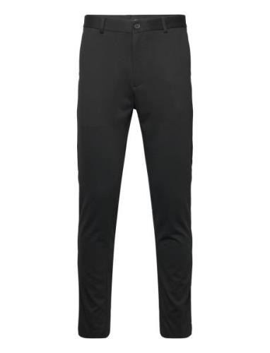Milano Brendon Jersey Pants Bottoms Trousers Chinos Black Clean Cut Co...