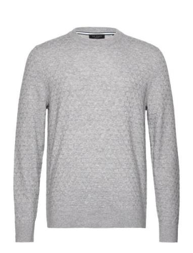 Loung Tops Knitwear Round Necks Grey Ted Baker London