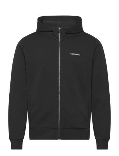 Calvin Klein Micro Logo Repreve Hoodie Jacket Svart