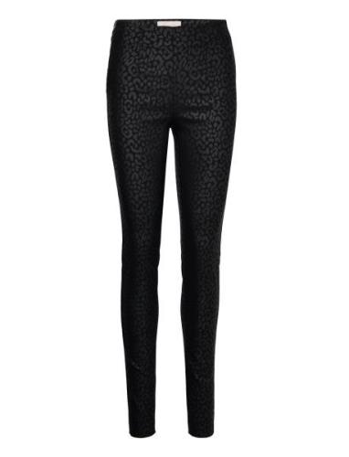 Fqcoaty-Pant Bottoms Trousers Leather Leggings-Byxor Black FREE/QUENT