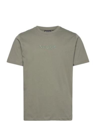 Mars T-Shirt Tops T-shirts Short-sleeved Khaki Green NICCE