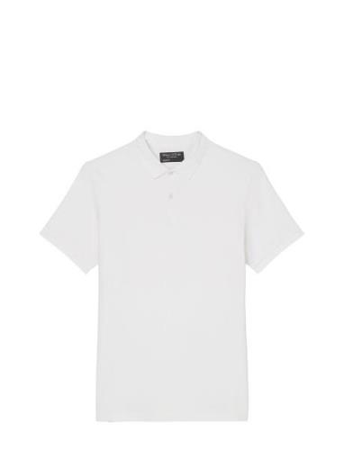 Polos Short Sleeve Tops Polos Short-sleeved White Marc O'Polo