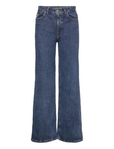 Palazzo 7043 Marco Veins Bottoms Jeans Wide Blue Lois Jeans